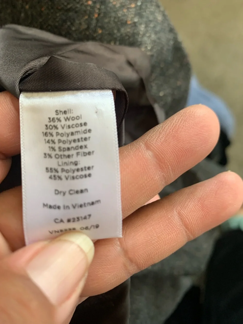 Talbots Charcoal Gray Women's Blazer Jacket - Picture 3 of 8